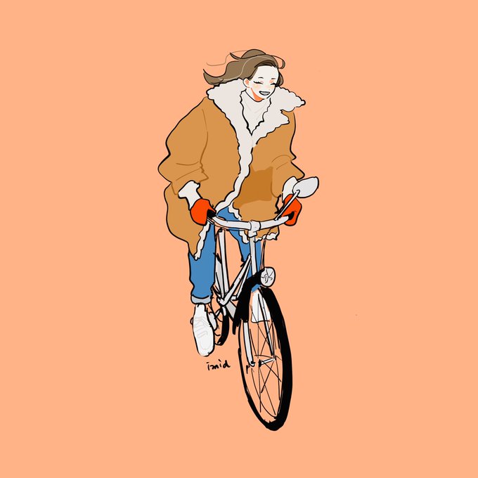 「自転車 全身」のTwitter画像/イラスト(古い順)
