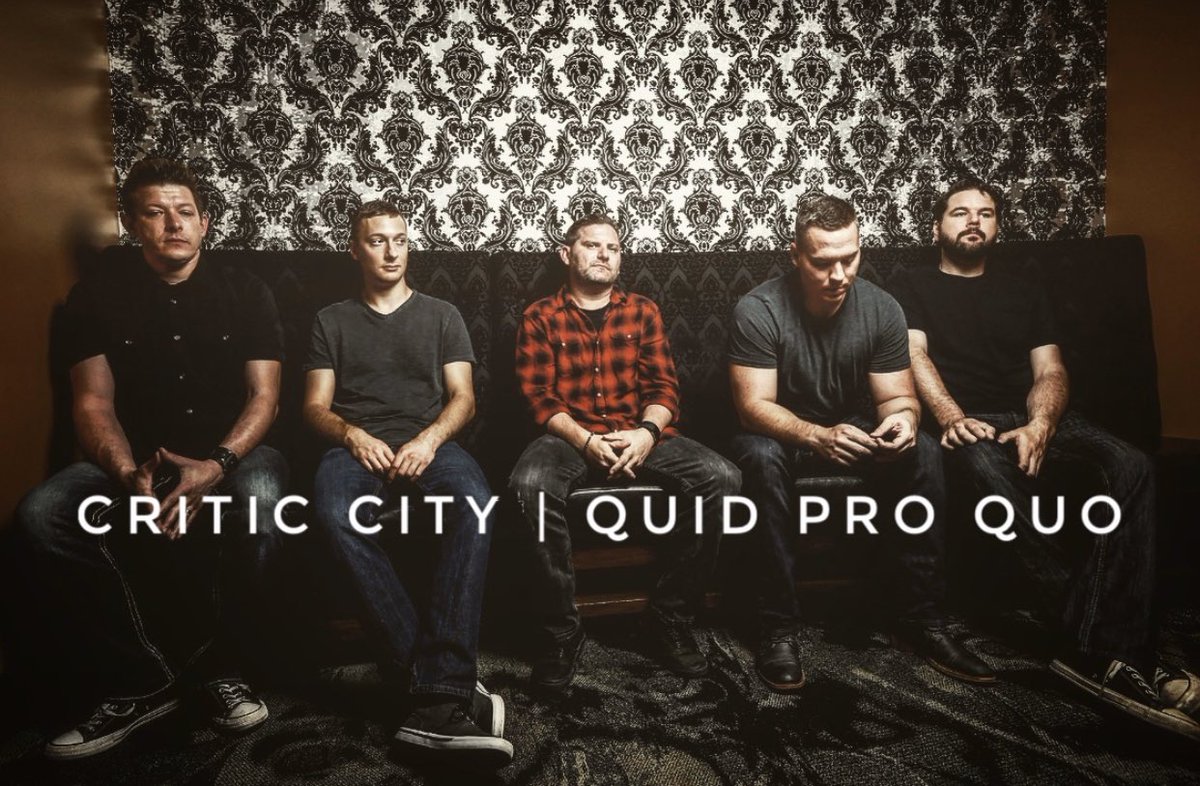 CriticCityBand's tweet photo. With “Quid Pro Quo” we wanted to shine a light on the creepiness that exists with unwanted advances.  This was mostly sparked by the headlines in Hollywood and the practices of men in power, taking advantage of their position. • Video is bio! • #MusicVideo #CriticCity https://t.co/fIQ6d62RS9