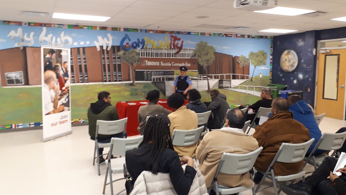 MWilly345's tweet photo. We went from the East end at Durham College to the west end 21 Panorama court to do an information session in the Rexdale Community.  If you don't come to us we will come to you.  Building bridges. https://t.co/PgiVWHVmyV