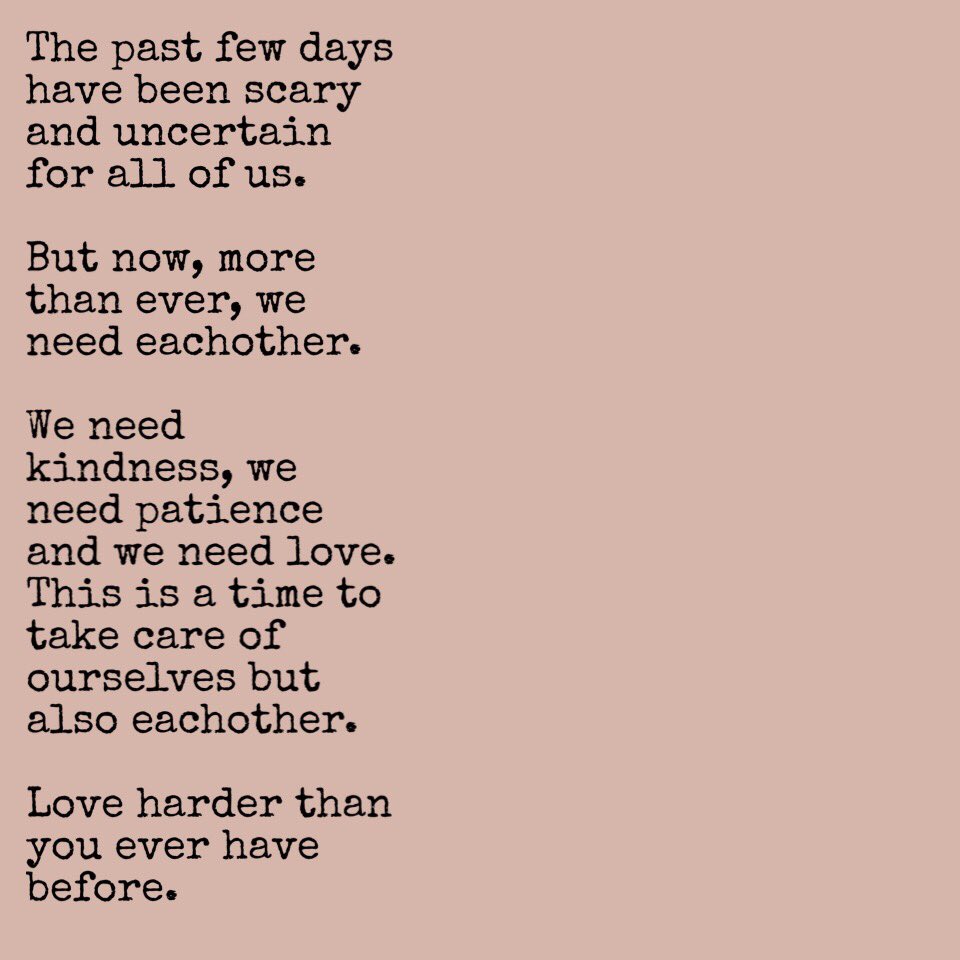 LoveHarderProj's tweet photo. Be safe. Wash your hands. Be kind. Love. https://t.co/0cr6mepF1d