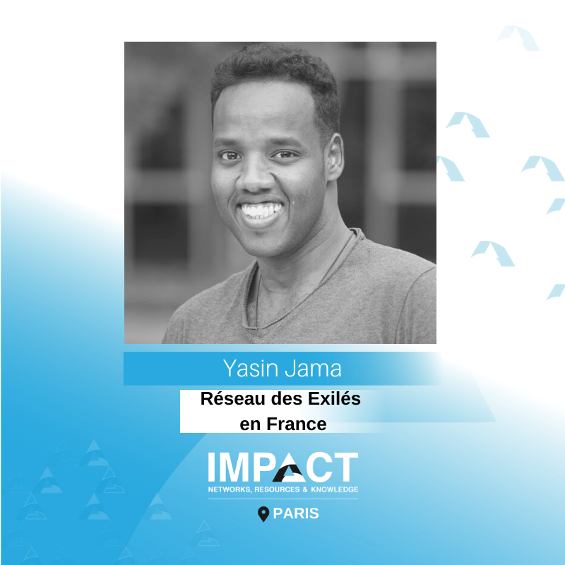 impACThe_world's tweet photo. Nous sommes très heureux d'accueillir Yasin Jama, Director General de @DesExiles, comme intervenant au #impACTparis Pop-Up le 24 mars! Inscrivez-vous pour assister à cet événement #free: https://t.co/XGtDQGU5Tg https://t.co/8rmUtCxlnm