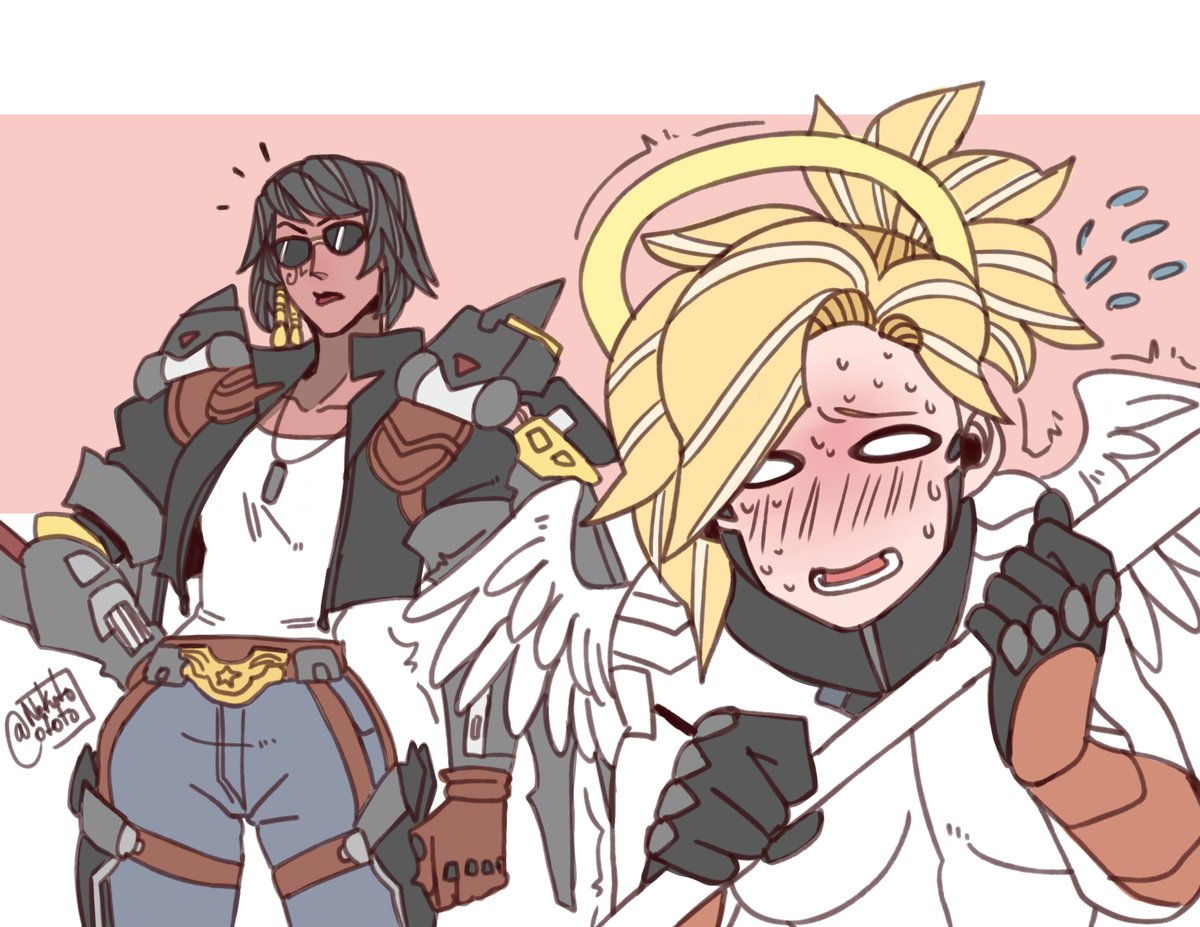 ➡️The attack begins in 30 seconds: .....

➡️Mercy: * gasps *

#Pharmercy #PharahAviator #Mercy #FareehaAmari #AngelaZiegler