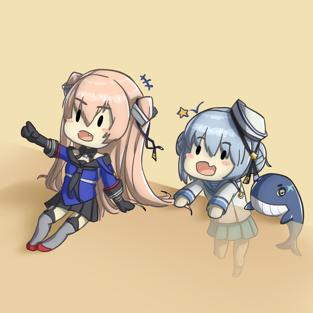 艦これ ジョンストンとサム妖精 艦これ ジョンストン サミュエル アーサー Fanbox Pixivリクエストのイラスト