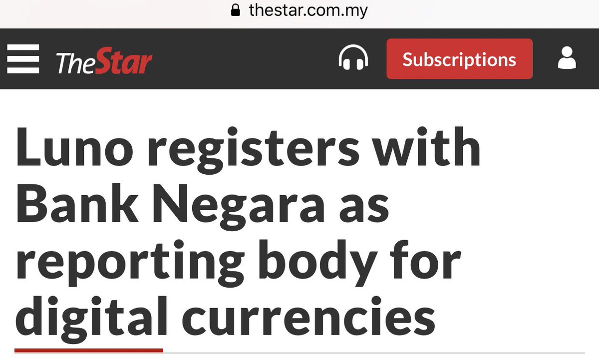 Jangan risau, Luno ini antara exchange yg berlesen oleh Bank Negara. Selagi anda tidak terbabit dgn kegiatan haram, tiada keperluan untuk risau.