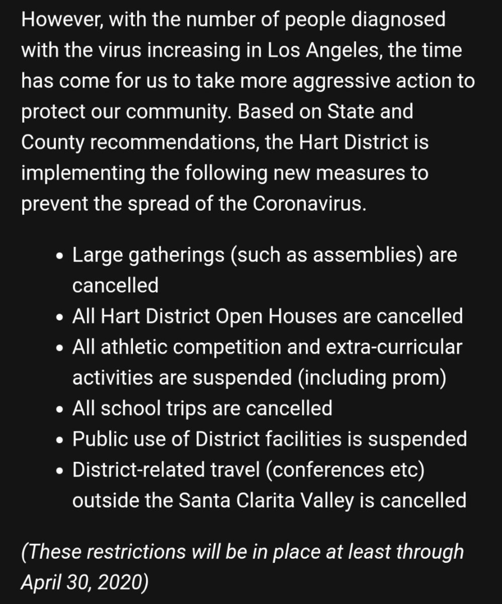 No spring sports this year. Per superintendent Mike Kuhlman: