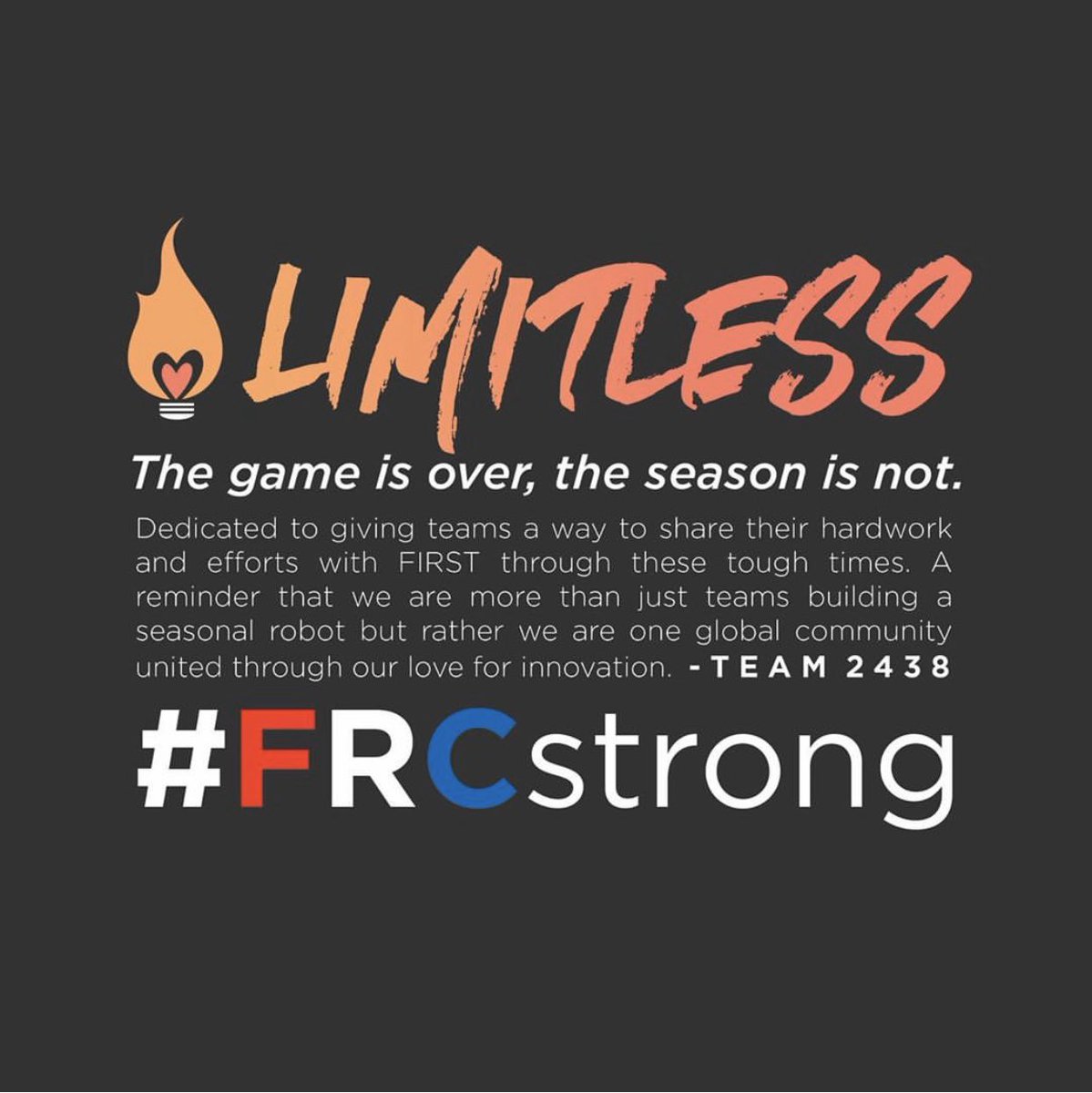iobotics's tweet photo. The game is over, the season is not. #FRCstrong #Limitless @FIRSTweets @Pacific_FIRST @CANFIRST @FgcJapan @FRCTeams #omgrobots #firstinspires https://t.co/hFfJSLqFld