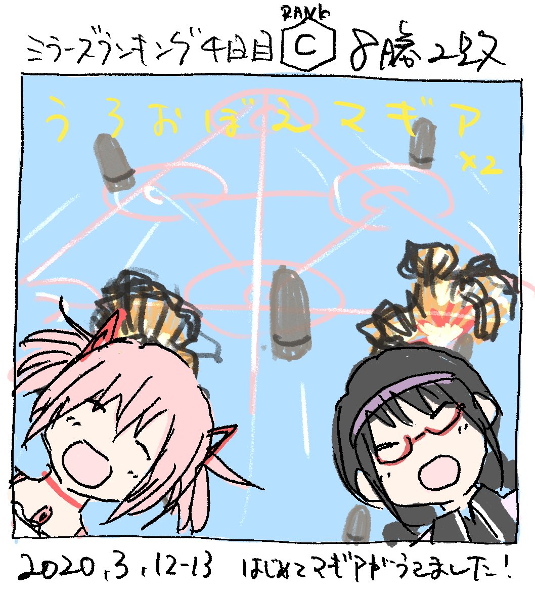 ミラーズランキングおつかれさま 