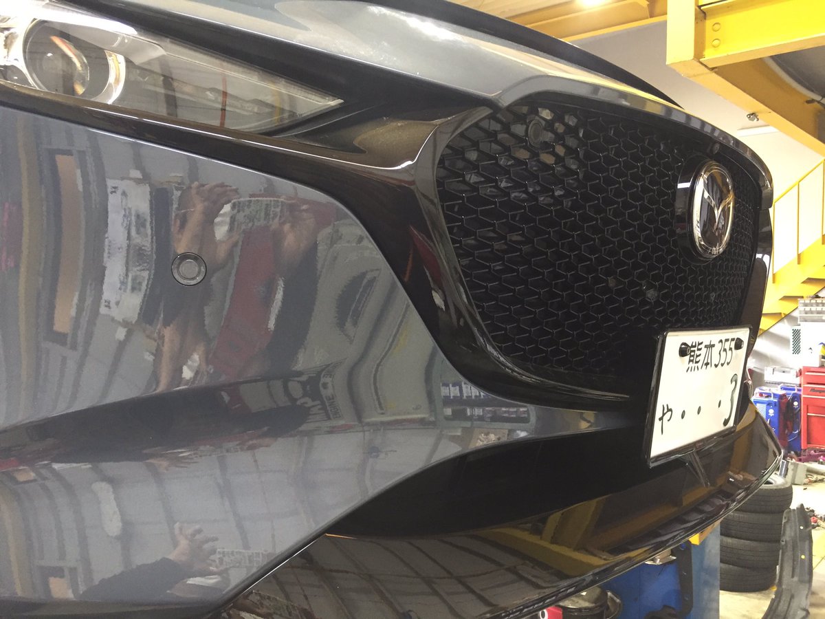 ガレージベリー/Vary」MAZDA3(BPFP)FAST BACK用ナンバーステー