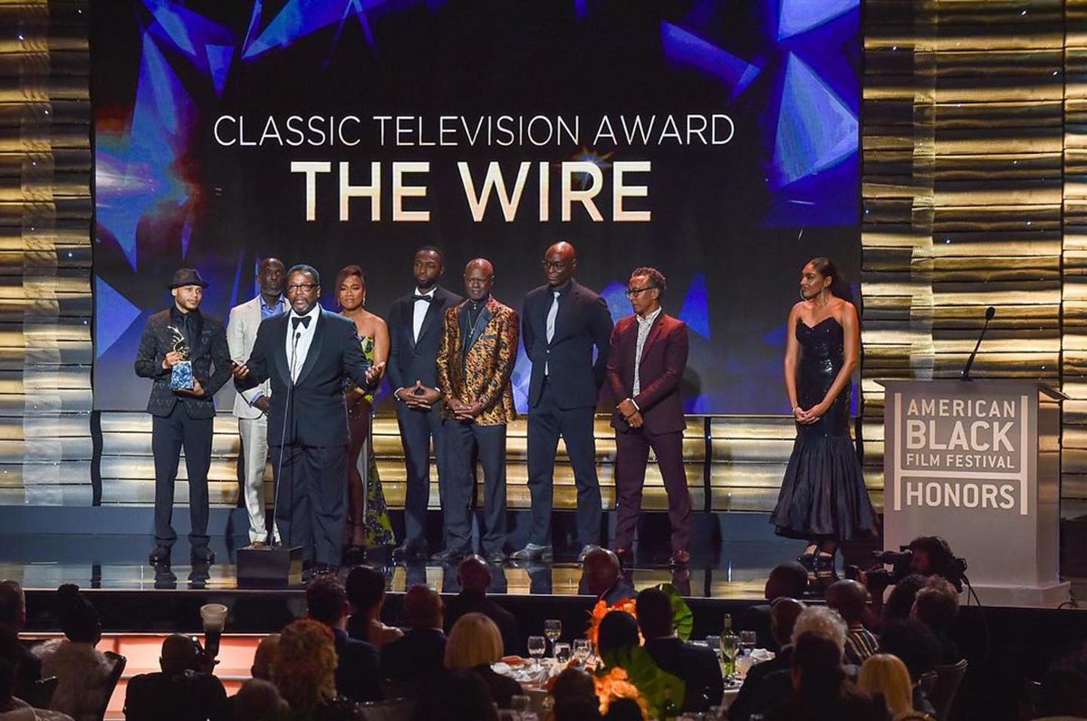 lancereddick's tweet photo. #tbt to this incredible event at the @ABFF​. #TheWire 
・・・
Congratulations again to the cast and creators of #TheWire on their FIRST ever award ! #abffhonors https://t.co/pw4os5dBkD