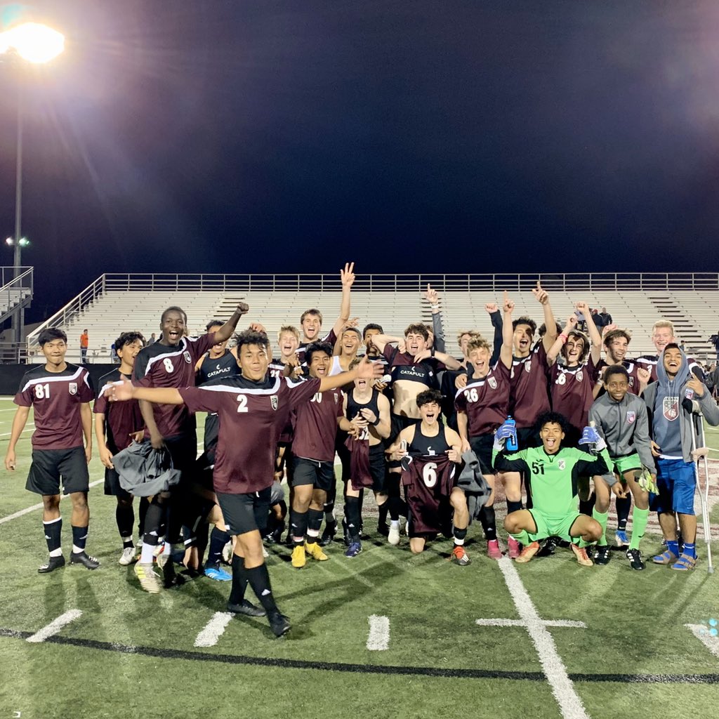 The boys came away with two wins over Bixby tonight! JV Maroon started the evening off with a 2-0 victory on the new turf practice fields. Varsity was dominant in a 4-2 victory under the lights at Allan Trimble Stadium. Well done boys!