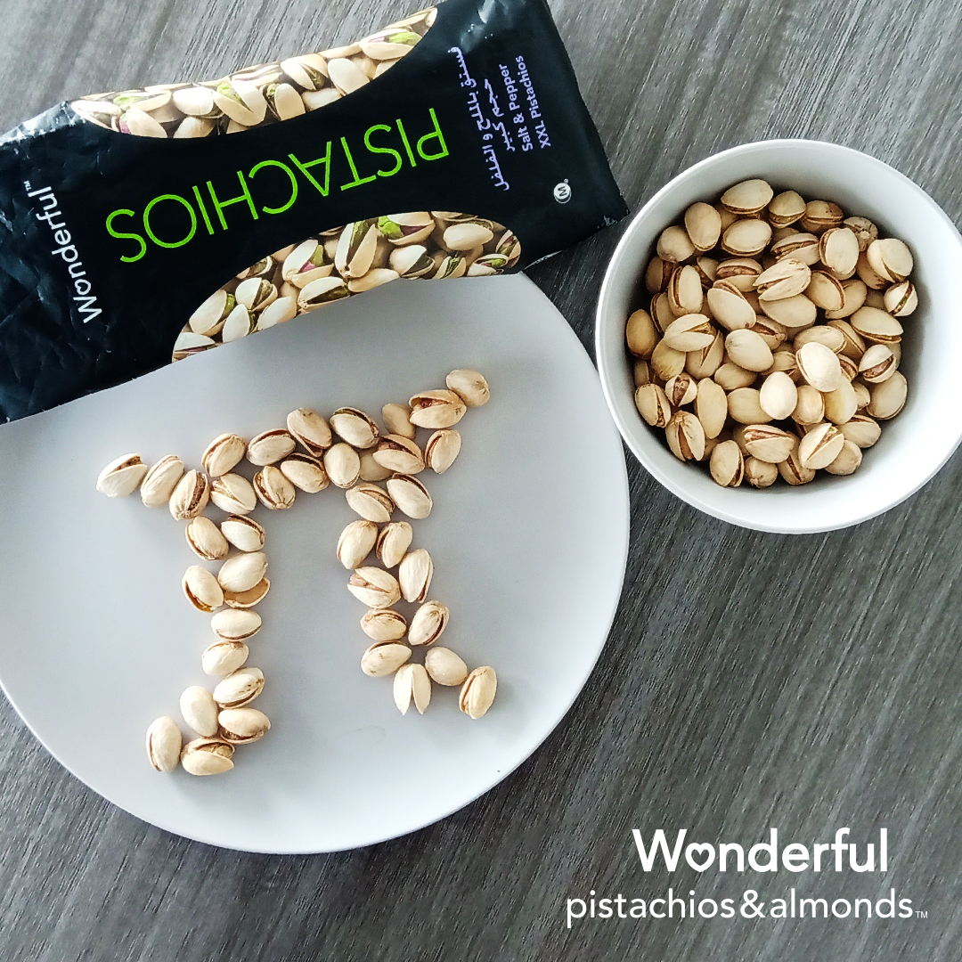 ArabiaWonderful's tweet photo. Why today? Because today is 3.14, the value of Pi.

#wonderfularabia #pistachios #almonds #pi #math #healthysnacks #goodforyourbrain https://t.co/TeSTozDAT7