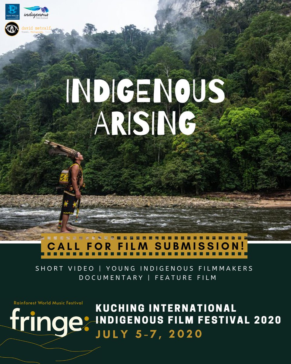 ranuwelum_org's tweet photo. RT this and @ your filmmaker friends! more info: https://t.co/4XkTUIXOD5 [RWMF Fringe: Kuching International Indigenous Film Festival 2020]

#IndigenousArising #KUCHING #FILMFEST #CALL4ENTRIES #FILMSUBMISSIONS #FILMMAKERS https://t.co/AuZ36eamvN
