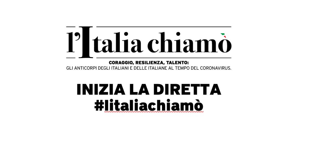 italiachiamo20's tweet photo. 👉 https://t.co/EToVJjogh9

"Siamo così vicini, anche se lontani"

Inizia così la diretta di #litaliachiamò! https://t.co/ihno0Oc3cq