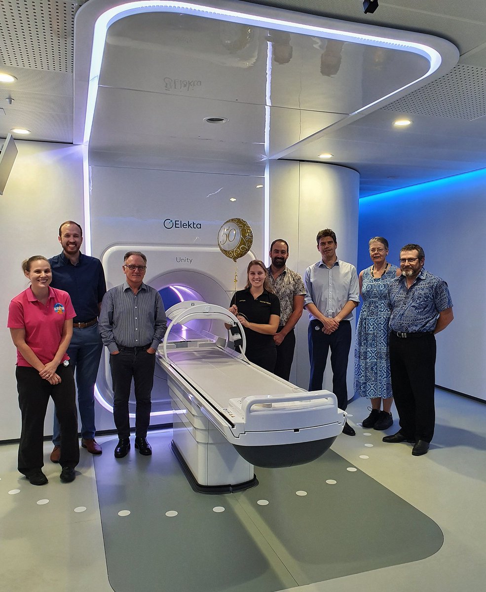 newman_glen's tweet photo. Fifty fractions treated using @Elekta   Unity at Townsville Cancer Centre. Many more to follow. #FiftyFractionFriday https://t.co/FLhv2stvKO