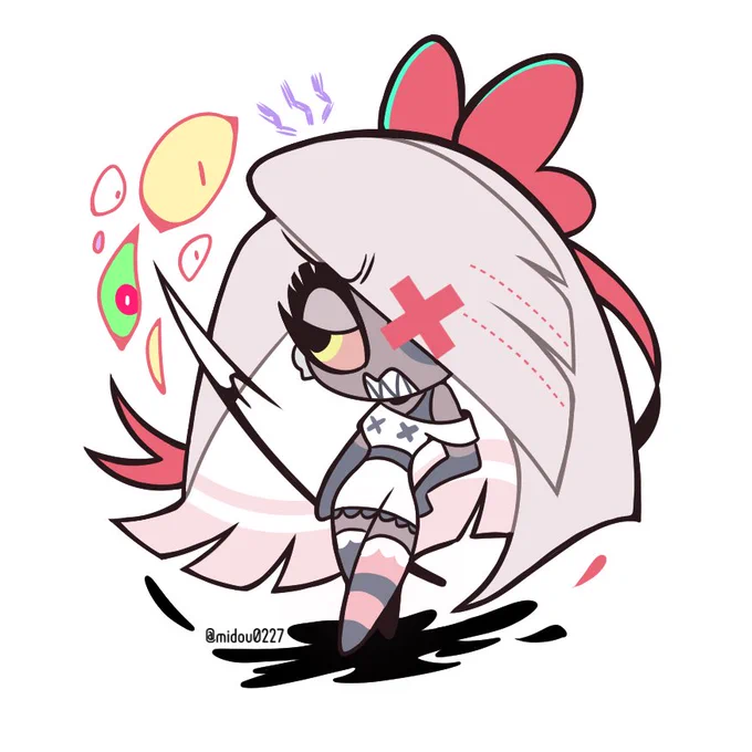 #HazbinHotel 
#HazbinHotelFanart 

ミニチャーリーとミニバギーとミニアラスターを並べました??? 