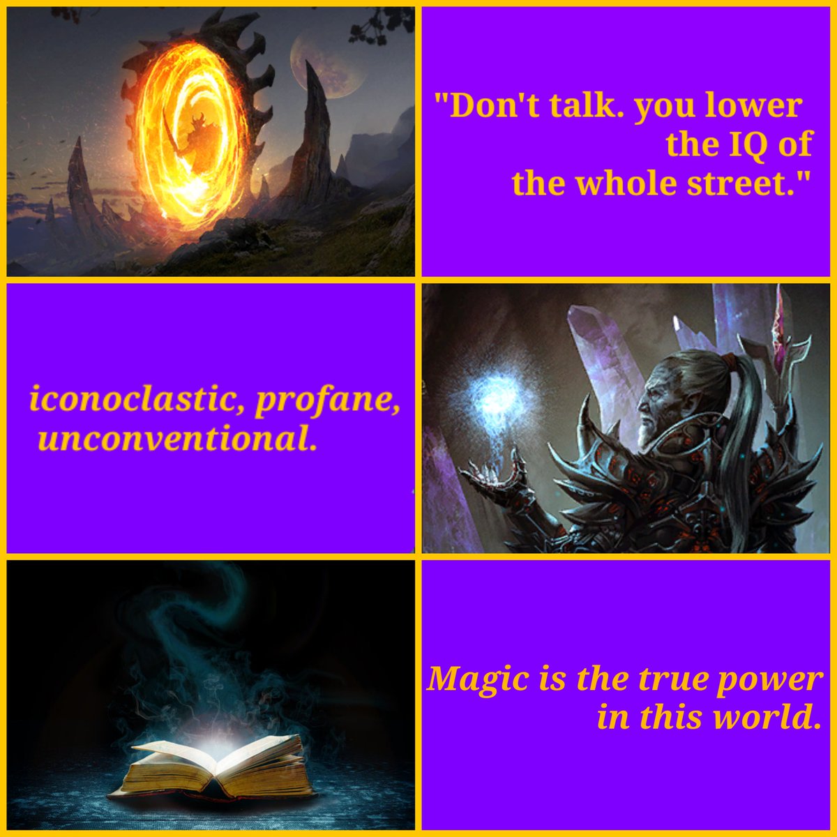 "Come to consult the great Divayth Fyr?"

📚 #TESRP #MVRP
📚 Crack/serious RP
📚 Open to most, no lewd/chem
📚 Oldest living Dunmer
📚 Expert on many subjects
📚 Leading expert on Corprus
📚 Mimics detail &amp; lore

RT &amp; ❤ appreciated!
