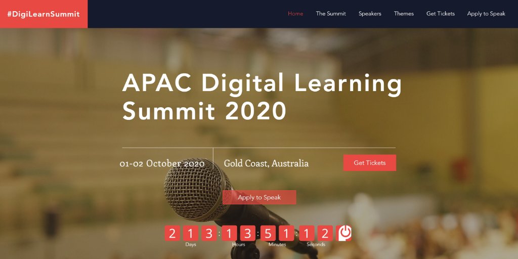 DigiLearnSummit's tweet image. We are currently seeking expression of interest for anyone wanting to join our festival of learning as a presenter. If you have an idea to share, please visit digilearnsummit.com #TLAPdownunder #aussieED