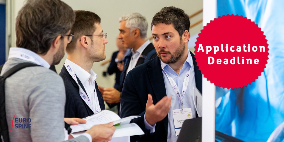 EUROSPINESoc's tweet photo. Checking our inboxes this morning reminded us the abstract deadline for #EUROSPINE2020 is today❗
➕For abstract submissions visit: https://t.co/oUEbqv9ULC https://t.co/IKHJxJH29m