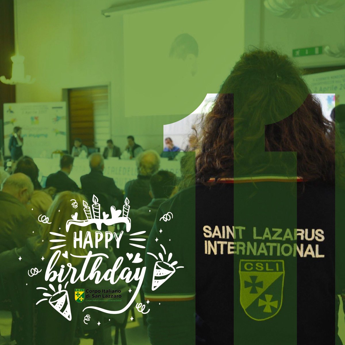 SanLazzaroITA's tweet photo. 🎂 Oggi il Corpo Italiano di #SanLazzaro compie 11 anni dalla sua #fondazione! 

Anni di crescita e di lavoro importante sul territorio 🇮🇹 svolto con grande energia ed entusiasmo merito della nostra giovane età 🎉 

#anniversario #compleanno https://t.co/9lDjByiXS4