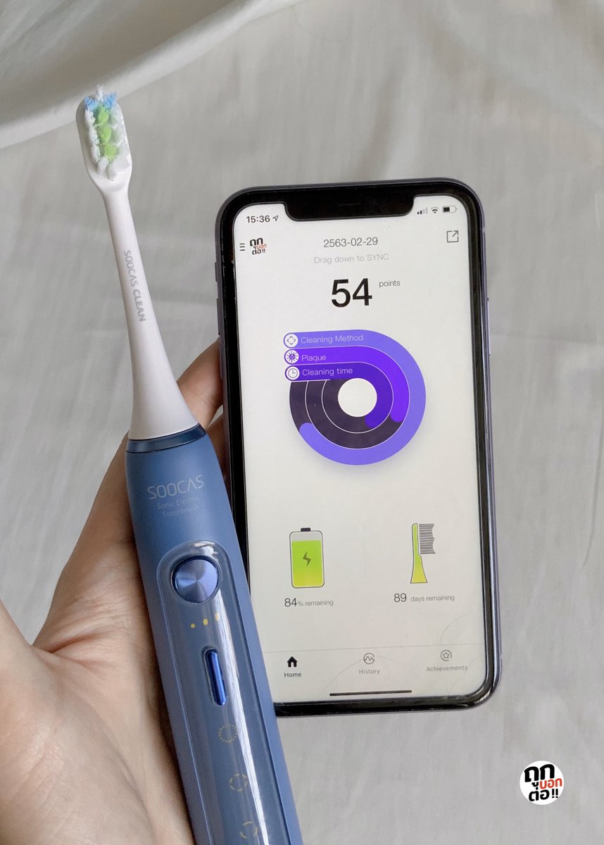 Thookboktor's tweet photo. ซื้อมาเพราะแพ้ความน่ารักก 🥺💙💙
Xiaomi SOOCAS X5 เป็นแปรงสีฟันไฟฟ้าที่ฉลาดมาก ตั้งค่าผ่านแอพได้เลย จะฟันปกติ/จัดฟัน ฟันผุ เพิ่มความขาวของฟัน ฯลฯ มีให้เลือกหลายโหมด แรงสั่นปรับได้ 3 ระดับ แปรงแล้วฟันสะอาดตั้งแต่ครั้งแรก คุ้มค่ากับการลงทุน 🦷🤟🏻

📍 พิกัด https://t.co/zTjHNXMjdb https://t.co/tAFEQ7MCB4