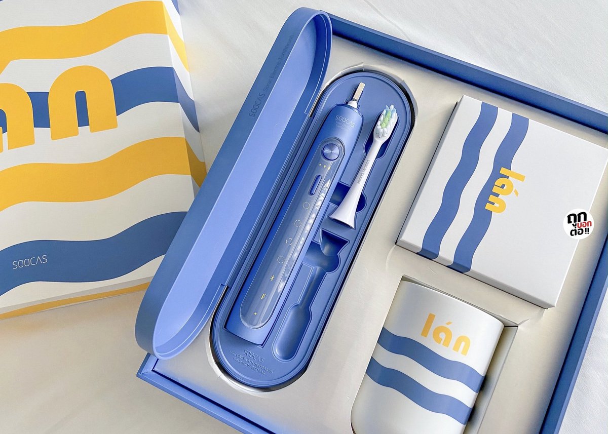 Thookboktor's tweet photo. ซื้อมาเพราะแพ้ความน่ารักก 🥺💙💙
Xiaomi SOOCAS X5 เป็นแปรงสีฟันไฟฟ้าที่ฉลาดมาก ตั้งค่าผ่านแอพได้เลย จะฟันปกติ/จัดฟัน ฟันผุ เพิ่มความขาวของฟัน ฯลฯ มีให้เลือกหลายโหมด แรงสั่นปรับได้ 3 ระดับ แปรงแล้วฟันสะอาดตั้งแต่ครั้งแรก คุ้มค่ากับการลงทุน 🦷🤟🏻

📍 พิกัด https://t.co/zTjHNXMjdb https://t.co/tAFEQ7MCB4