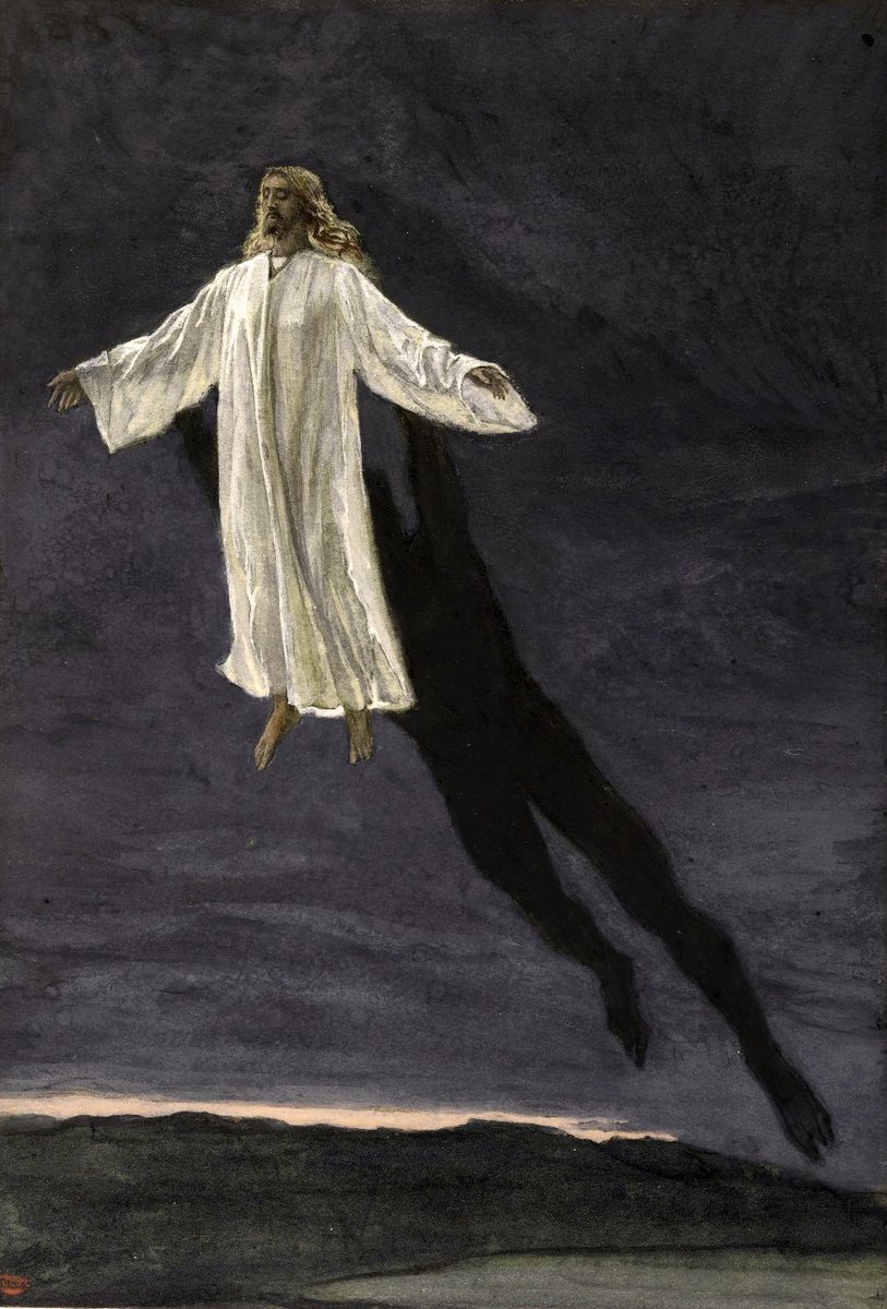 visual_logos's tweet photo. El diablo eleva al Señor a la cima de un monte - James Tissot - ca.1880 https://t.co/QNQiqELvVO