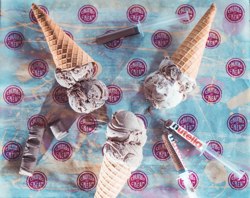 “Just another ice cream Sunday...oh-oooh-oh!”
📍: Sea Point - 7am - 11pm (Midnight on Sat)
📍: Illovo Junction - 7am - 11pm
📍: V&amp;A Waterfront Watershed - 8am - 7pm
📍: V&amp;A Waterfront Silo District - 10am - 7pm
#CrumbsAndCream #IceCreamCones #KinderBueno #NutellaShots