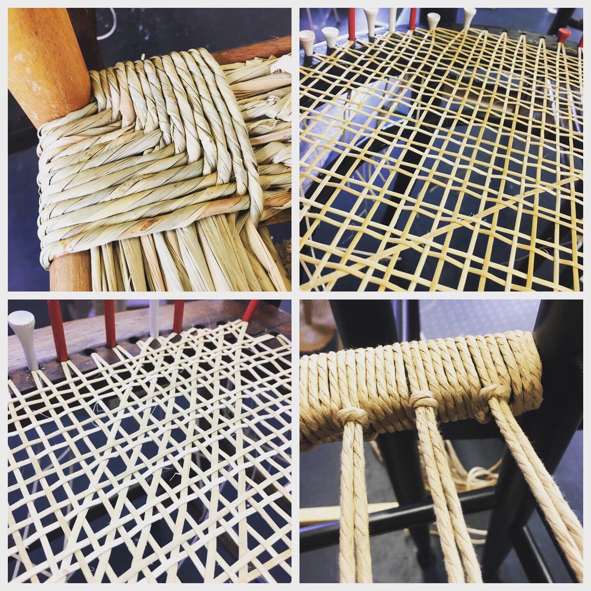 CassShortCourse's tweet image. When younger we dreamed about being as popular as our #ChairCaning &amp;amp; #SeatWeaving course, which is now #SoldOut 💥🪑🥳 @south_rachael @TheCassArt