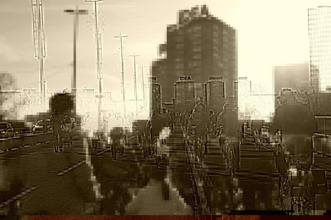elmers87's tweet photo. Critical Mass Belgrade.

By some on-bike camera fiddling they came out in Sepia. Somehow fitting, like @sophie_eastwd once said:

We need to remember the good new days.

#NewStoryRide 
#CriticalMass #kriticnamasa
#beograd #Belgrade #GoodNewDays https://t.co/tA4cDkDbAw