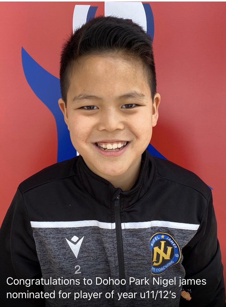 Congratulations to Dohoo on being nominated for player of the year U11/12’s <a href="/LYPremierLeague/">LYPremiershowcase</a> #football #footballcoaching