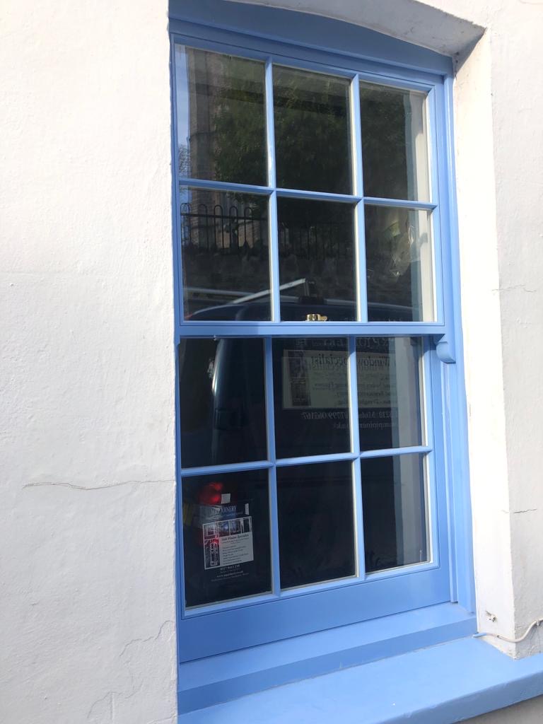 MP_Joinery's tweet photo. A recent bespoke manufacture and installation of two six pane, double glazed, sliding box sash windows. https://t.co/xLMxw0BBEL