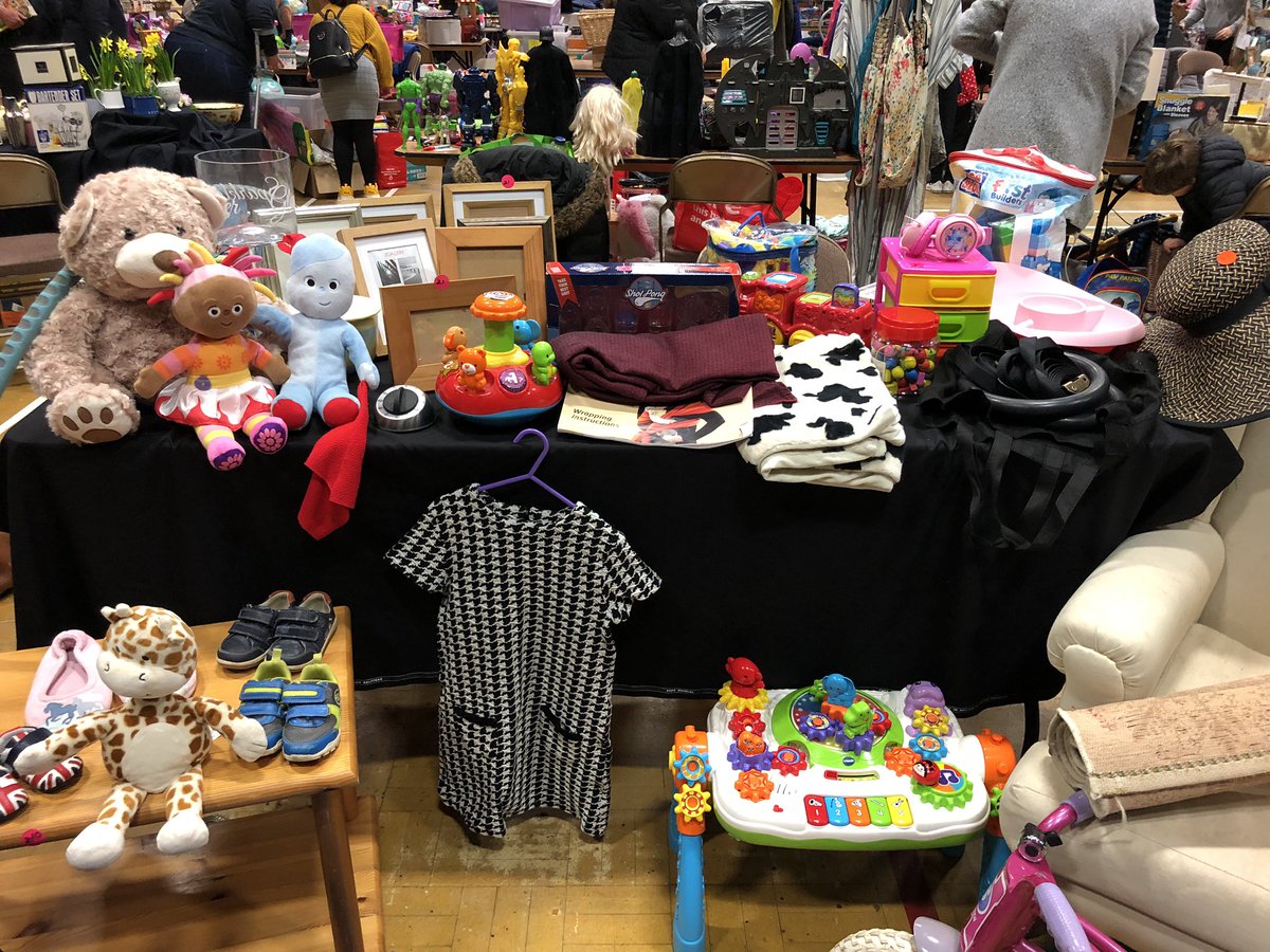 elborthwick's tweet photo. Table top sale @SandsCentre today from 10am! Come and buy all my stuff!!!!!! https://t.co/CFg97hhUzX