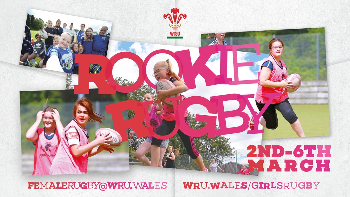 Who's excited for the start of the new female rugby season across Wales?

More than 10 000 girls will be introduced to rugby via fun, #RookieRugby events this season, starting with a bumper week of school-based activities  

Share your pics and videos with #RookieRugby

Joiwch!