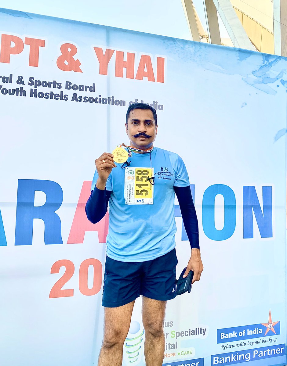 4KBansal's tweet photo. #smallrun in big frame. I am glad that i could come back.... albeit it took six years for me to rebound from my brush with ‘devils of death’. Will power and determination is the way ahead. And defeating the regular treadmill .... timing is actually an icing on the cake!!! https://t.co/7HXSwuRd08