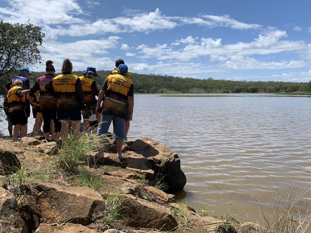 Along with Inverell RSM Fishing Club, we released 4,500 Murray Cod fingerlings this weekend thx to #NSWGovt Native Fish Restocking program 🎣 @A_J_Marshall