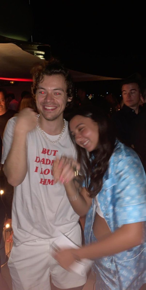 Harry with a fan on NYE - December 31st 