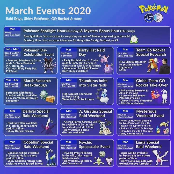 This March gonna be such a blast!!!

#pokemon #pokemongo #shinypokemon #marchevents #pokemonraids #hype #follow