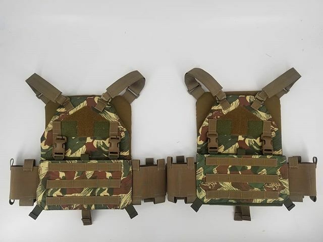 RedpathNotions's tweet photo. Duo of completed Rhodesian carriers #redpathnotionsllc #redpathnotions #platecarrier #bodyarmor#sewing #tacticalsewing #tactical #tacticalgear #gearmaking #gearmaker #rhodesia #camouflage #brushstroke #rhodesianbrushstroke #camo #military #guns #springfi… https://t.co/A6GWnHRmfp https://t.co/aBMKboB8td