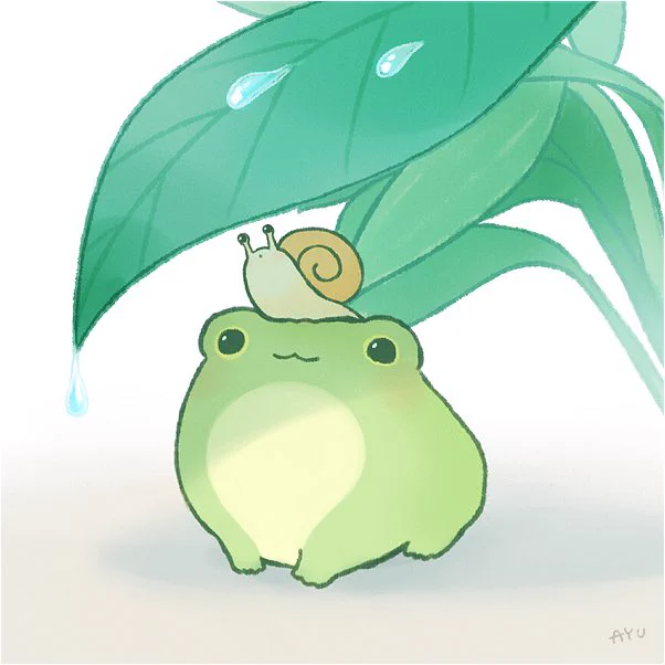 これは初期のカエル、まだ丸みが足りない時? 