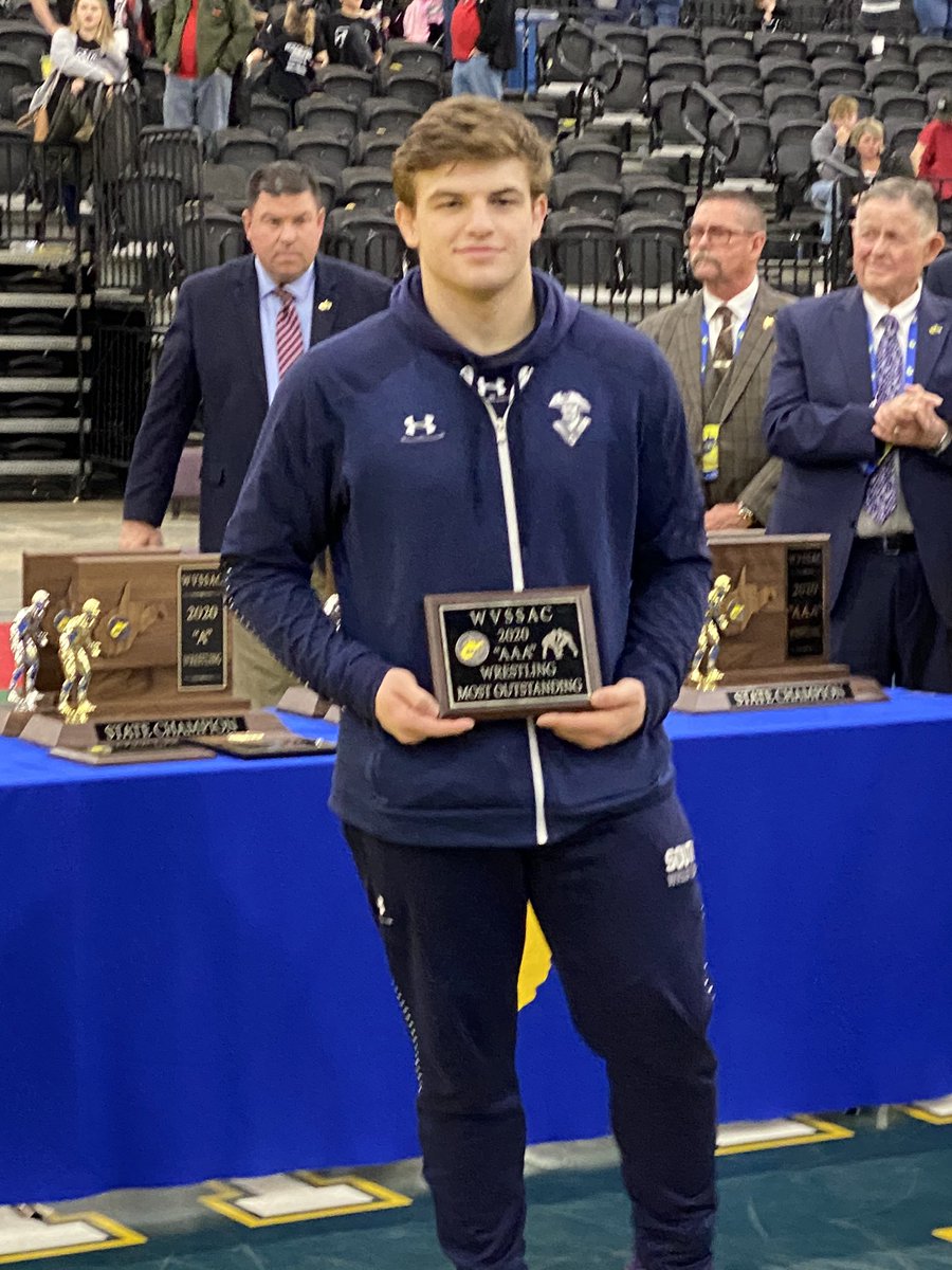 PSHSPatriots's tweet photo. Wrestler of the Year and Coach of the year!  Congratulations to Coach Smith and @thebraxtonamos https://t.co/6RNN7GMiko