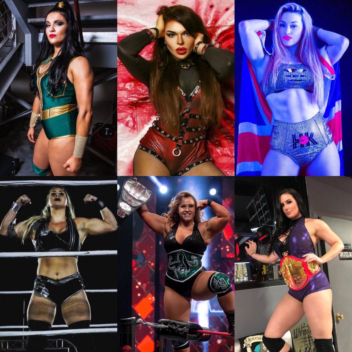 white2k5's tweet photo. 6 unstoppable &amp; beautiful wrestlers: @russian_crush @heidikatrinaa  @stephdelander @jennavanmuscles @jordynnegrace @JaymeJameson 🏆💪🏻 #NataliaMarkova 
#HeidiKatrina 
#StephDeLander
#JennaVanMuscles
#JordynneGrace
#JaymeJameson https://t.co/ezJU67ppR0
