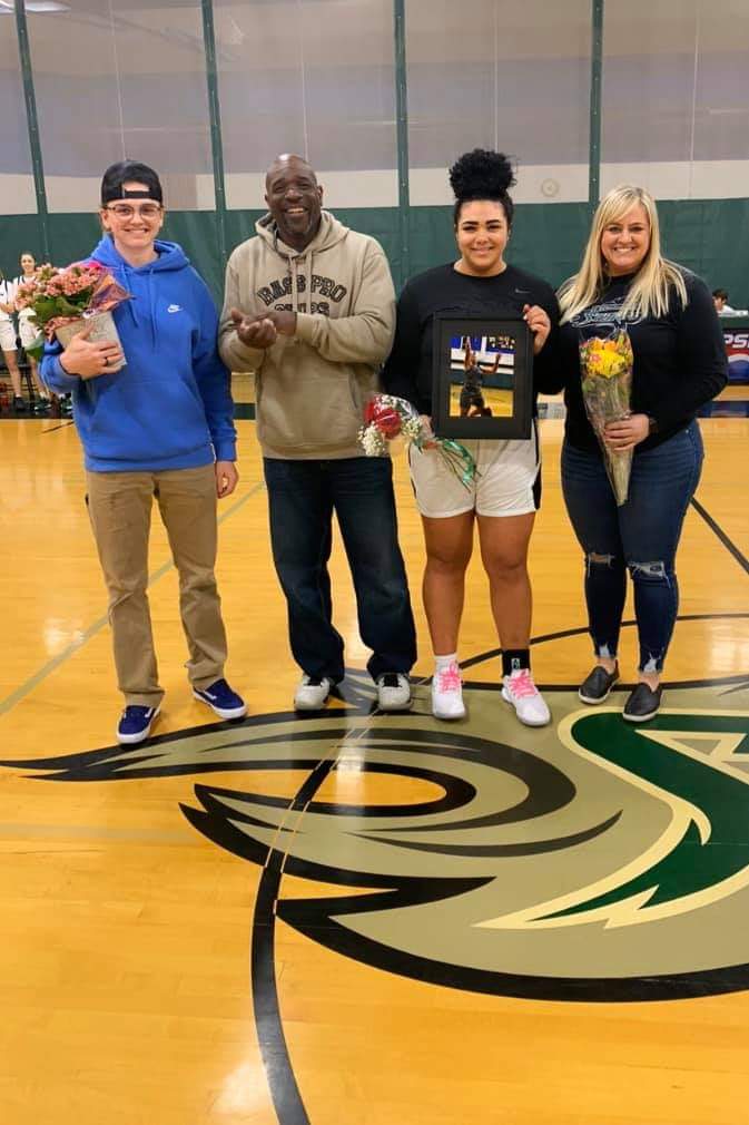 Great Sophmore night for KMac and @HKerlegan.  As a coach we demanded you be coachable, good teammates and good students.  All things you've done with a smile on your face.  Your positive energy on and off the court will be missed.  Good luck with the next steps in your journey.