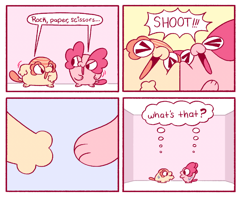 rock, paper, scissors 