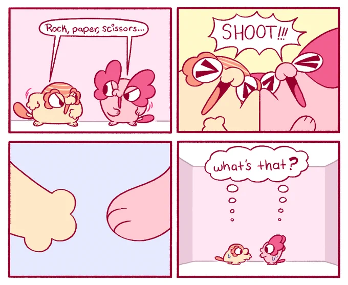 rock, paper, scissors 