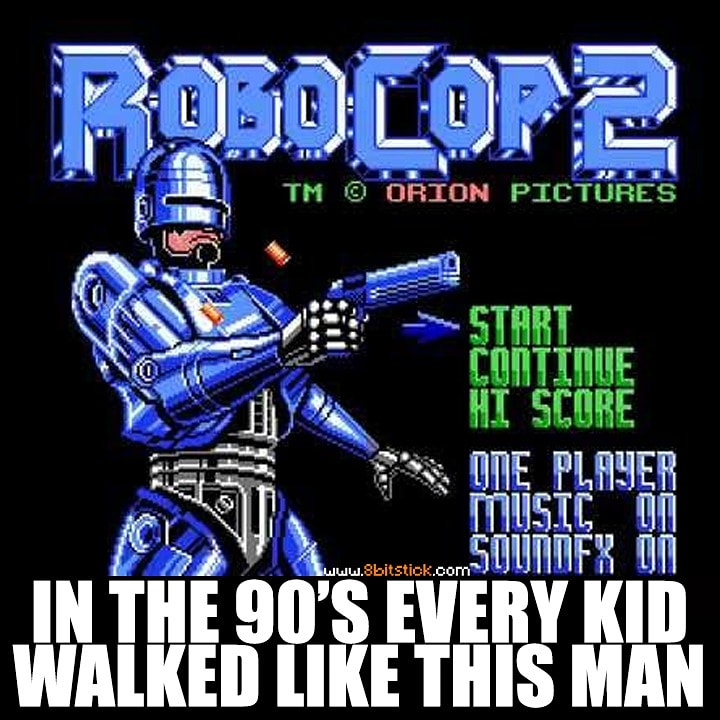 Tag your friend who walked like robocop 😀😄😁

🤖Robocop 1, 2, 3 and 4 all available to play at the #8bitstick.

Order now, link in bio!

#8bit #retro #retrogaming #80s #90s #classic #vintage #childhood #console #gamepad #gameconsole #joystick #nintendo #nes #atari #robotwalk