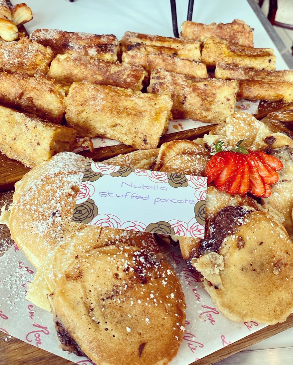 meletsoblog's tweet photo. Brunch is always a good idea 🥂
Meletso attended a #bloggersbrunch yesterday at KCC La Vie En Rose in Houghton. A great venue for brunch or to host your next function 🌸
P.S the Nutella stuffed pancakes are next level 😋
#MeletsoIsAHappyPlace
#KCCLaVieEnRose https://t.co/Qocbxb2DHw
