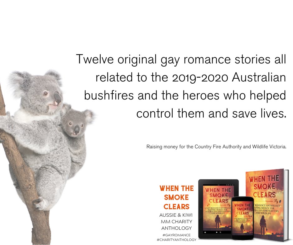mvauthor's tweet photo. 12 original gay romance stories all related to the 2019-2020 Australian bushfires and the heroes who helped control them and save lives.
#NOWLIVE #CHARITYANTHOLOGY
➙ Amazon US: https://t.co/AWcgSILuaj 
#whenthesmokeclearsanthology #aussiebushfires https://t.co/fJ61fo3Dmf