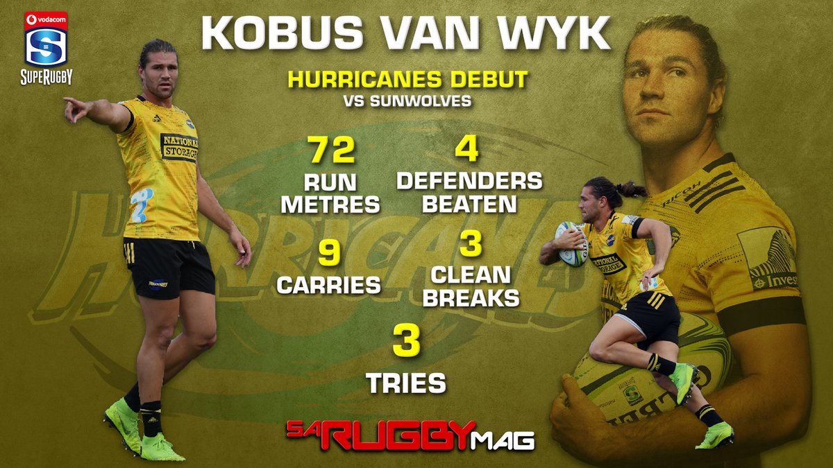 JustPlainX's tweet photo. I was so happy and proud to see South Africa's Kobus van Wyk hitting the sweet-spot with that hat-trick on Saturday in his @SuperRugby debut for the @Hurricanesrugby!!
#rugby @SuperRugbyNZ #NewZealand #jayjbotesmedi #NewZealand #jayjbotes #saffarugby #Saffa #JesusChild https://t.co/J7bs9vVfwE