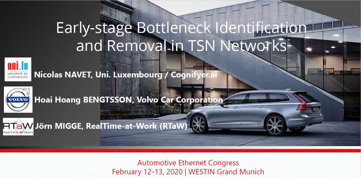 Optimizing in terms of cost, safety and capacity Volvo's prototype centralized TSN-based E/E architecture - Generative Design in action - download presentation at realtimeatwork.com/wp-content/upl… #AutomotiveEthernet