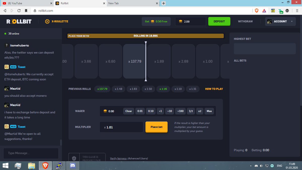 Cosmin0156's tweet photo. @rollbitcom https://t.co/aoACtOYOrh